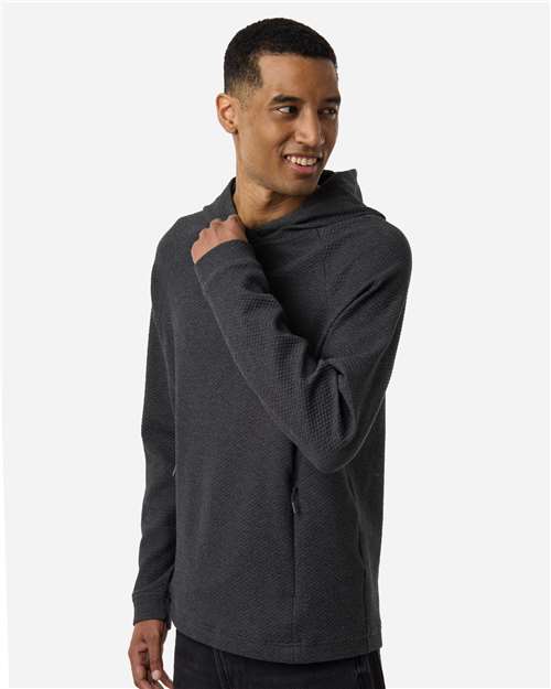 Men's Spirit Textured Hooded Pullover – On Model – Side