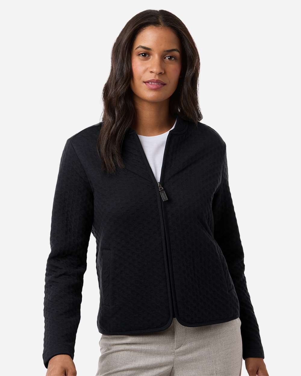 Devon & Jones DG740W - Women's Berkeley Textured Full-Zip Jacket