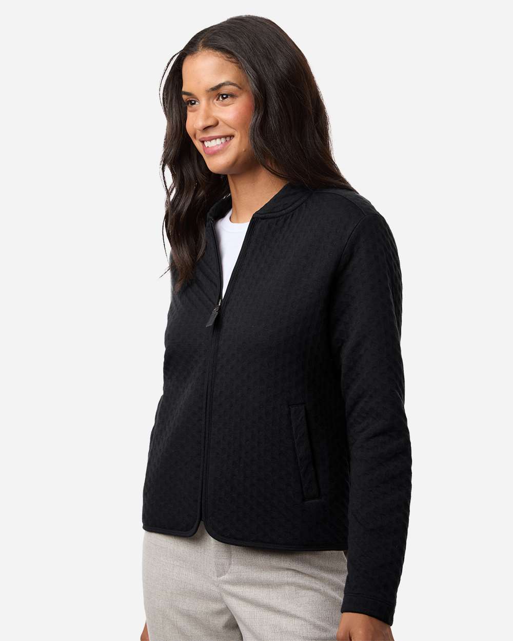 Devon & Jones DG740W - Women's Berkeley Textured Full-Zip Jacket