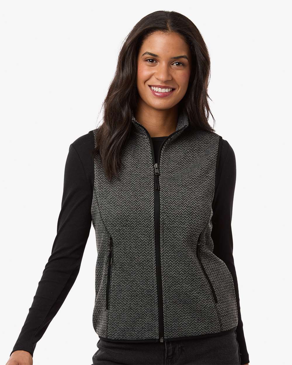 North End NE731W - Women's Jasper Jacquard Fleece Vest