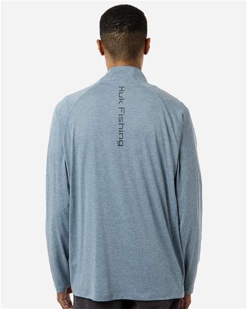 Men's Airweight Heather Quarter-Zip Pullover