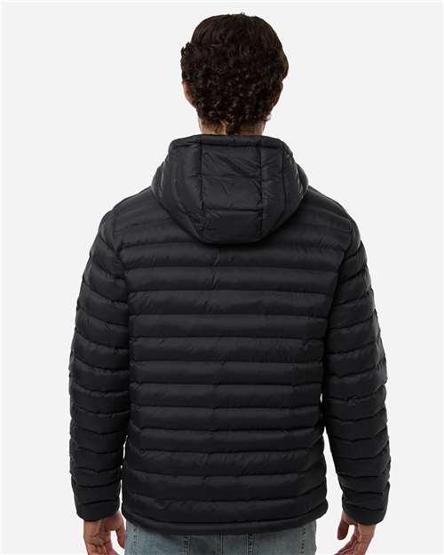 Men's Lightweight Poly-filled Hooded Puffer Jacket