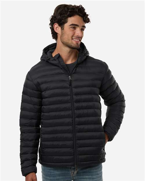 Men's Lightweight Poly-filled Hooded Puffer Jacket