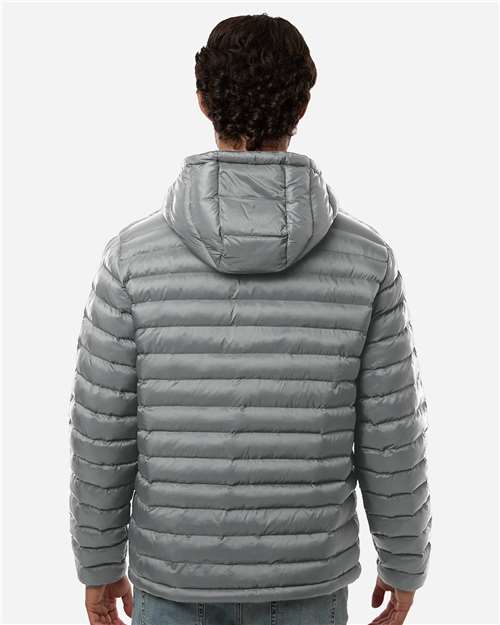 Men's Lightweight Poly-filled Hooded Puffer Jacket