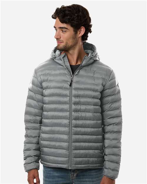 Men's Lightweight Poly-filled Hooded Puffer Jacket