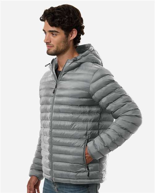 Men's Lightweight Poly-filled Hooded Puffer Jacket