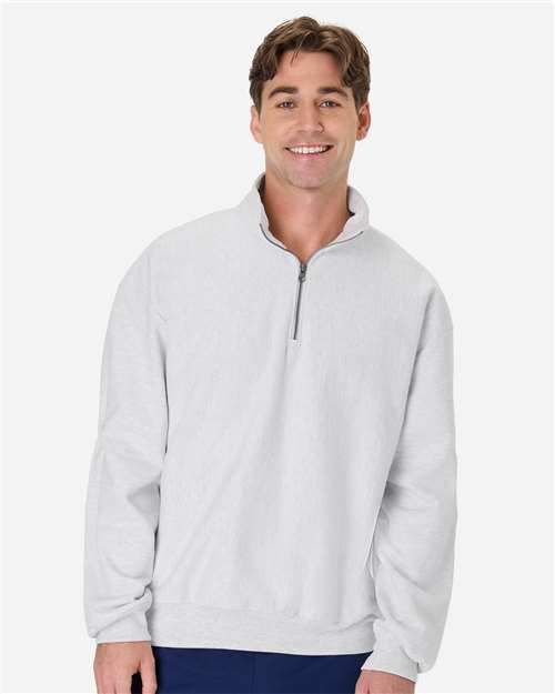 Men&#39;s Beefy&#174; Sweats Premium Heavyweight Quarter&#45;Zip Sweatshirt-Hanes