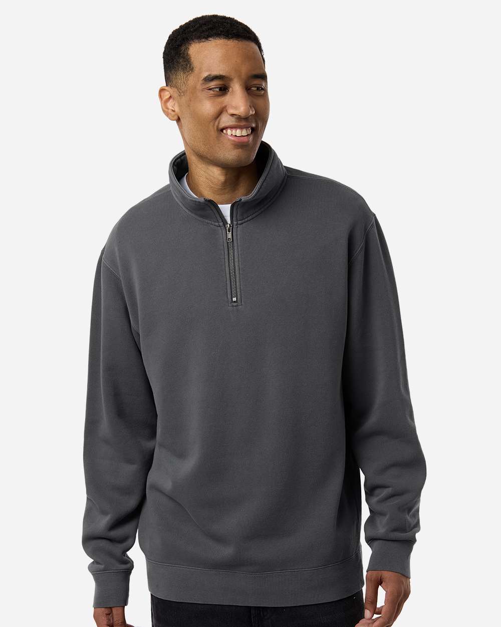 ましん　674445 Independent Trading Co. PRM4600QZ - Unisex Pigment-Dyed Quarter