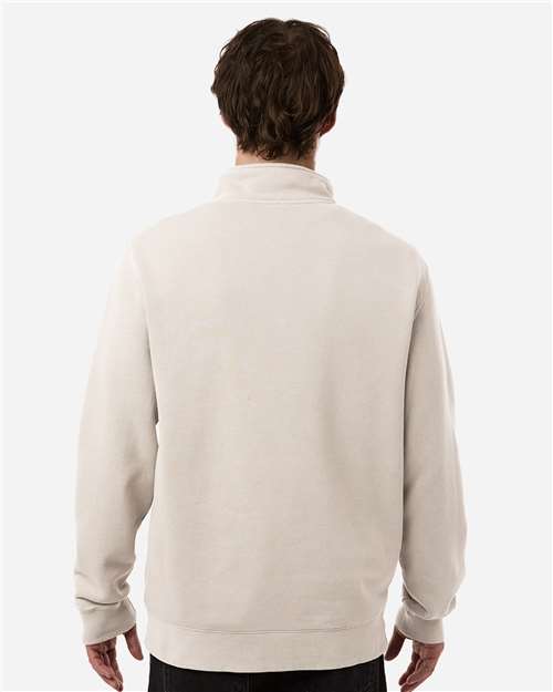 Unisex Pigment-Dyed Quarter-Zip Pullover