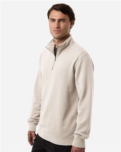 Unisex Pigment-Dyed Quarter-Zip Pullover