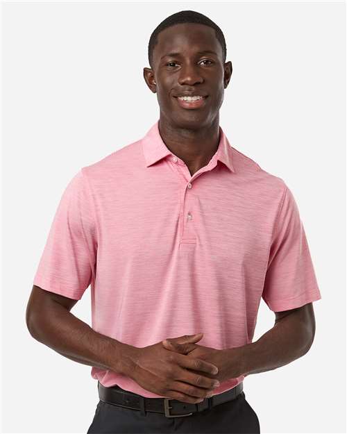 Men's Bohemian Striped Heather Performance Polo