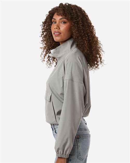 Women's Stretch Woven Quarter-Zip Pullover