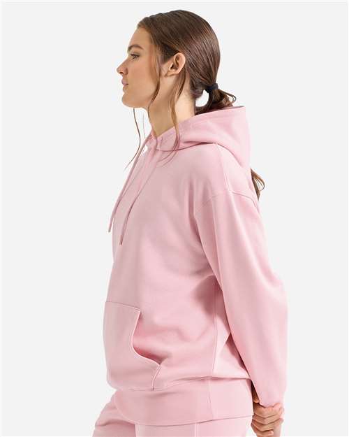 Unisex Jamie Recycled Hooded Sweatshirt – On Model – Side