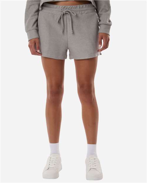 Women's Ribbed Knit Shorts
