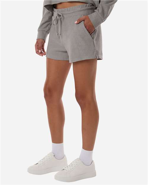 Women's Ribbed Knit Shorts