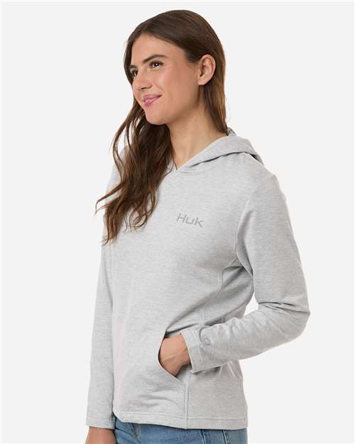 Women's Coldfront+ Hooded Sweatshirt – On Model – Side