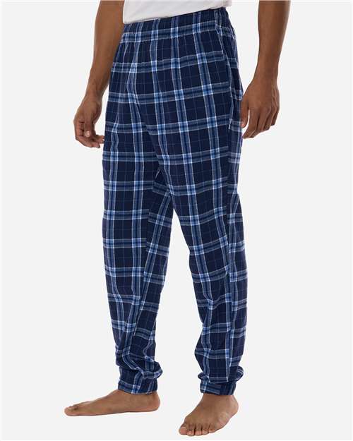 Unisex Flannel Joggers – On Model – Side