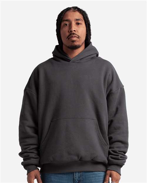 Men's Garment-Dyed Double Layer Reversible Hooded Sweatshirt