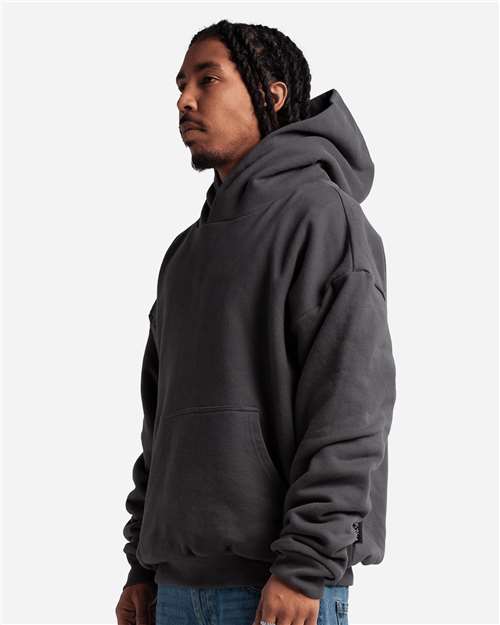 Men's Garment-Dyed Double Layer Reversible Hooded Sweatshirt