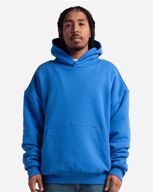 Men's Garment-Dyed Double Layer Reversible Hooded Sweatshirt