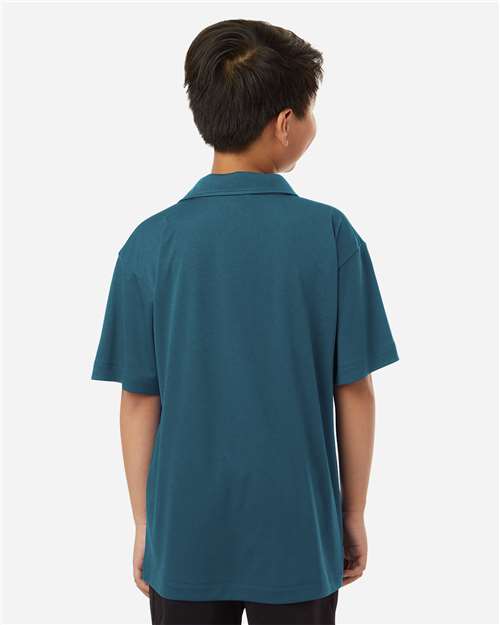 Youth Pro-Lock Performance Polo – On Model – Back