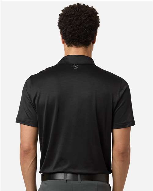 Men's Icon Heather Polo 2.0 – On Model – Back