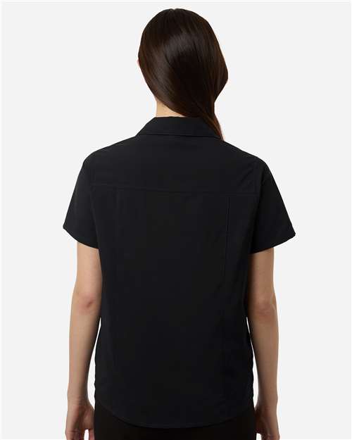 Women's UltraUVP Shoreline Short Sleeve Staff Shirt – On Model – Back