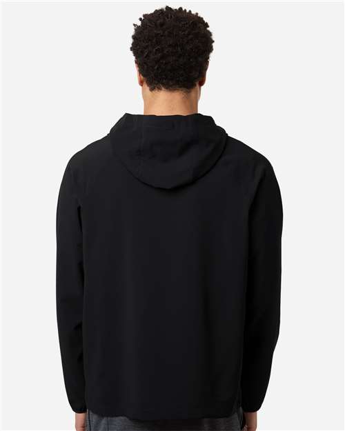 Men's UltraUVP Shoreline Long Sleeve Hooded Pullover – On Model – Back