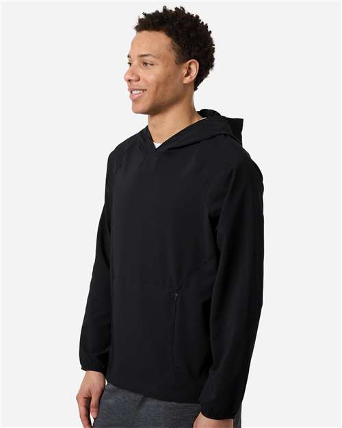 Men's UltraUVP Shoreline Long Sleeve Hooded Pullover – On Model – Side