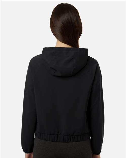 Women's UltraUVP Shoreline Long Sleeve Hooded Pullover – On Model – Back