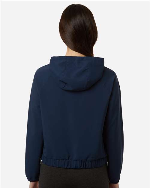 Women's UltraUVP Shoreline Long Sleeve Hooded Pullover – On Model – Back