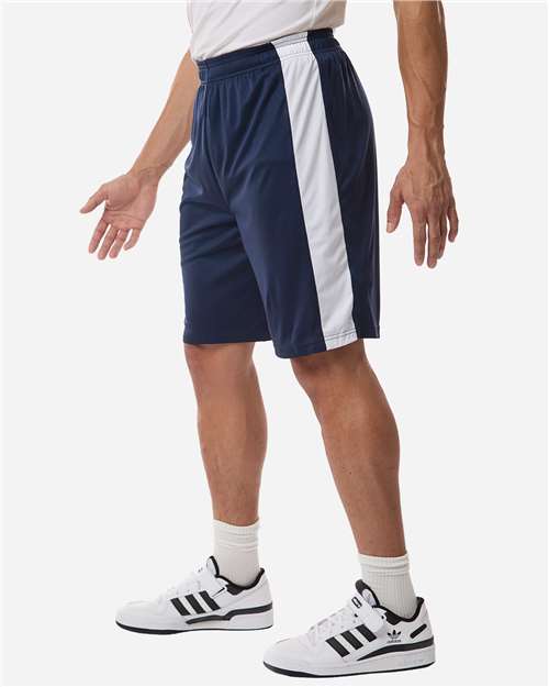 Unisex Zone Performance Reversible Shorts – On Model – Side