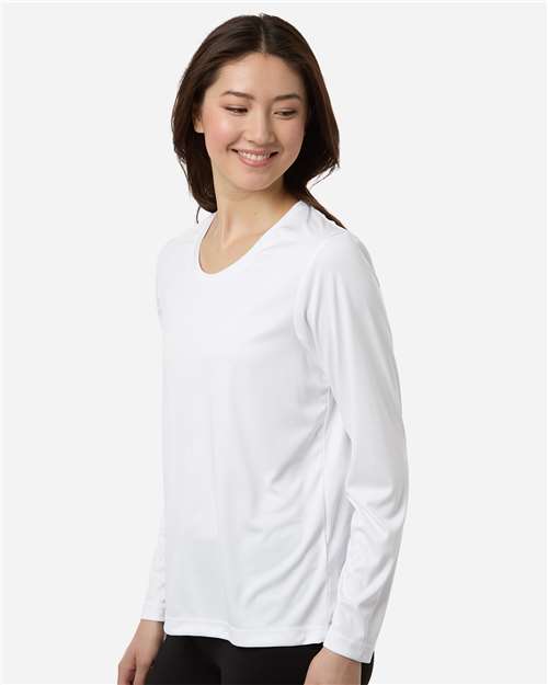 Women's Capital Performance Long Sleeve T-Shirt – On Model – Side