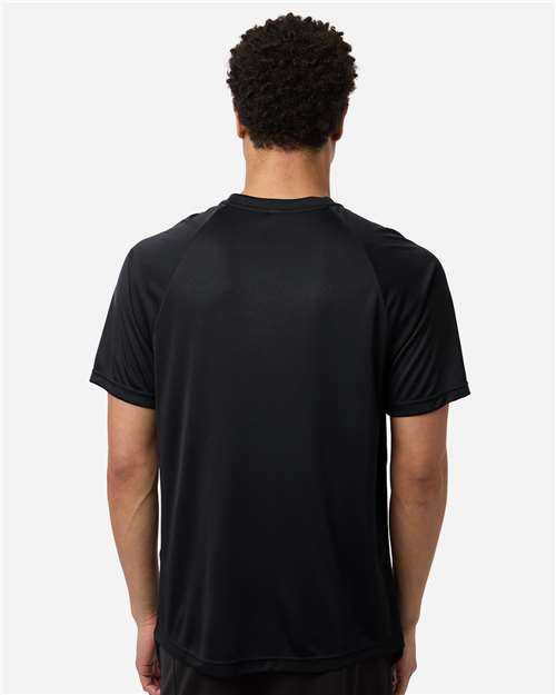 Men's Zone Performance Henley – On Model – Back