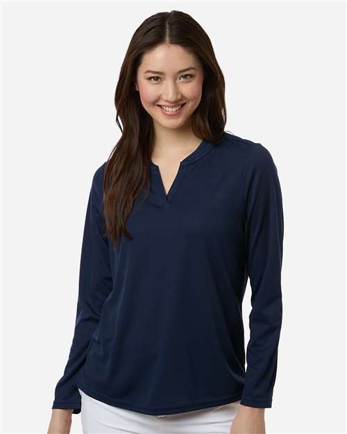 Women's Nova Performance Long Sleeve Pique Polo