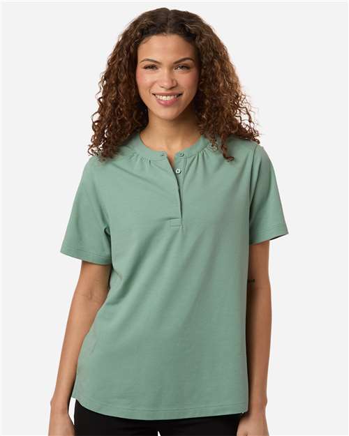 Women's Seaton Pebble Textured Polo
