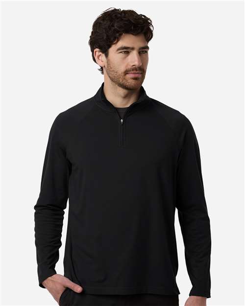 Devon & Jones DG402 - Men's Seaton Pebble Textured Quarter-Zip