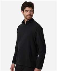 Devon & Jones DG402 - Men's Seaton Pebble Textured Quarter-Zip