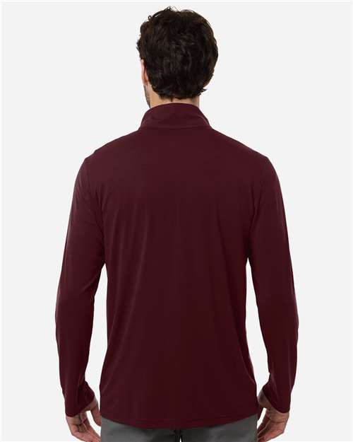 Men's JAQ Stretch Performance Quarter-Zip – On Model – Back