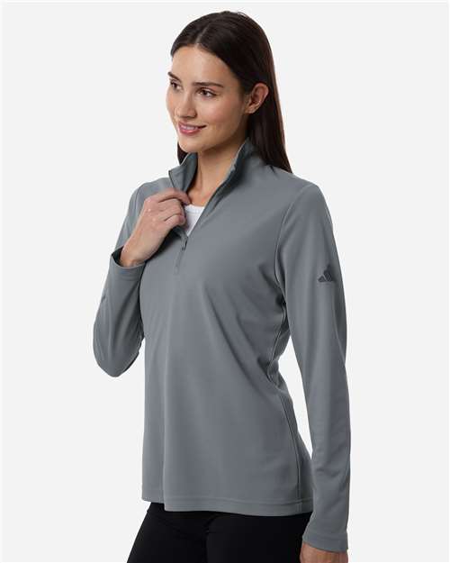 Women's Lightweight Quarter-Zip Pullover – On Model – Side
