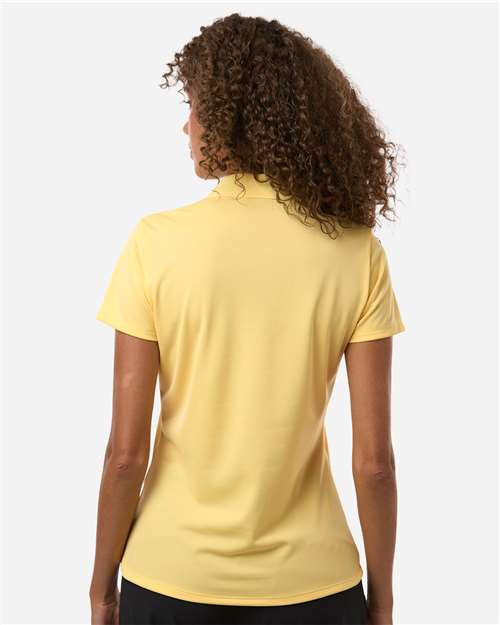 Women's Performance Piqué Polo – On Model – Back