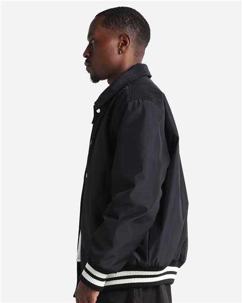 Men's Collared Varsity Bomber Jacket