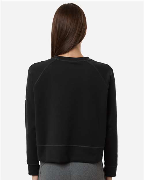 Women's Beyond Side-Snap Crewneck Sweatshirt – On Model – Back