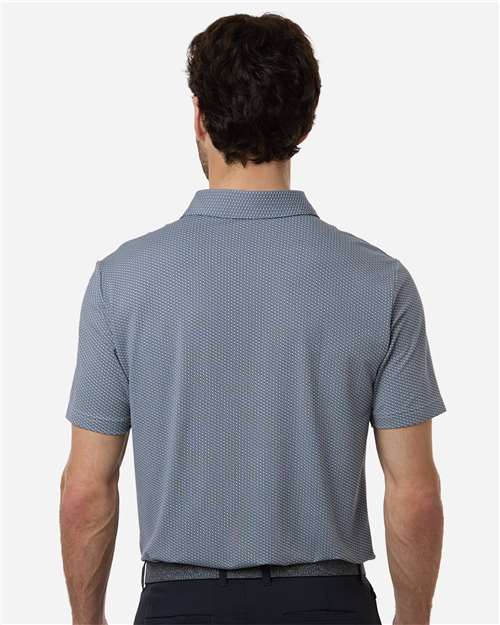 Men's Performance Textured Polo – On Model – Back