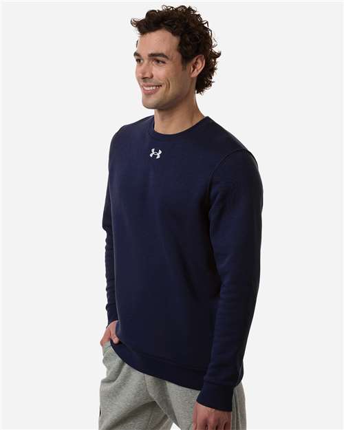 Men's Team Icon Fleece Crew – On Model – Side