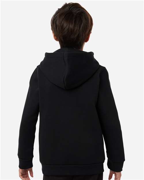 Youth Team Icon Fleece Hooded Sweatshirt – On Model – Back