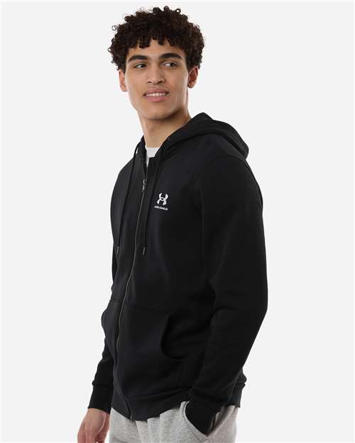 Men's Icon Fleece Hooded Full-Zip – On Model – Side