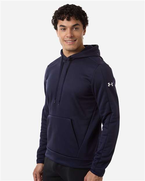 Men's Armour Fleece Pro Hooded Sweatshirt – On Model – Side