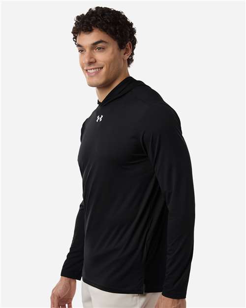 Men's Team Vanish Hooded Long Sleeve T-Shirt – On Model – Side