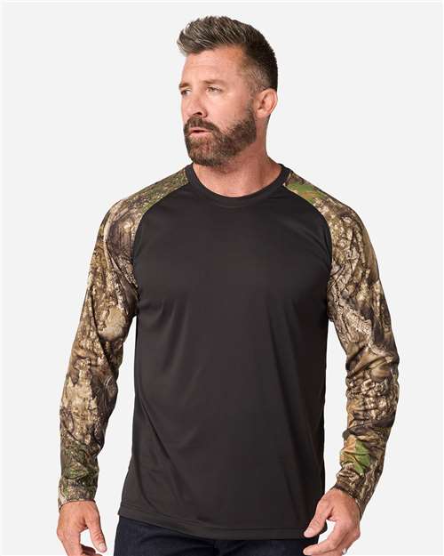 Unisex Realtree® Performance Colorblocked Long Sleeve T-Shirt